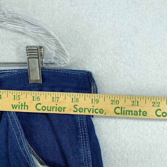 ROEBUCKS Jeans Mens 38x32 Denim Utility Carpenter Work Cotton Blend Blue USA Vtg - Picture 8 of 11